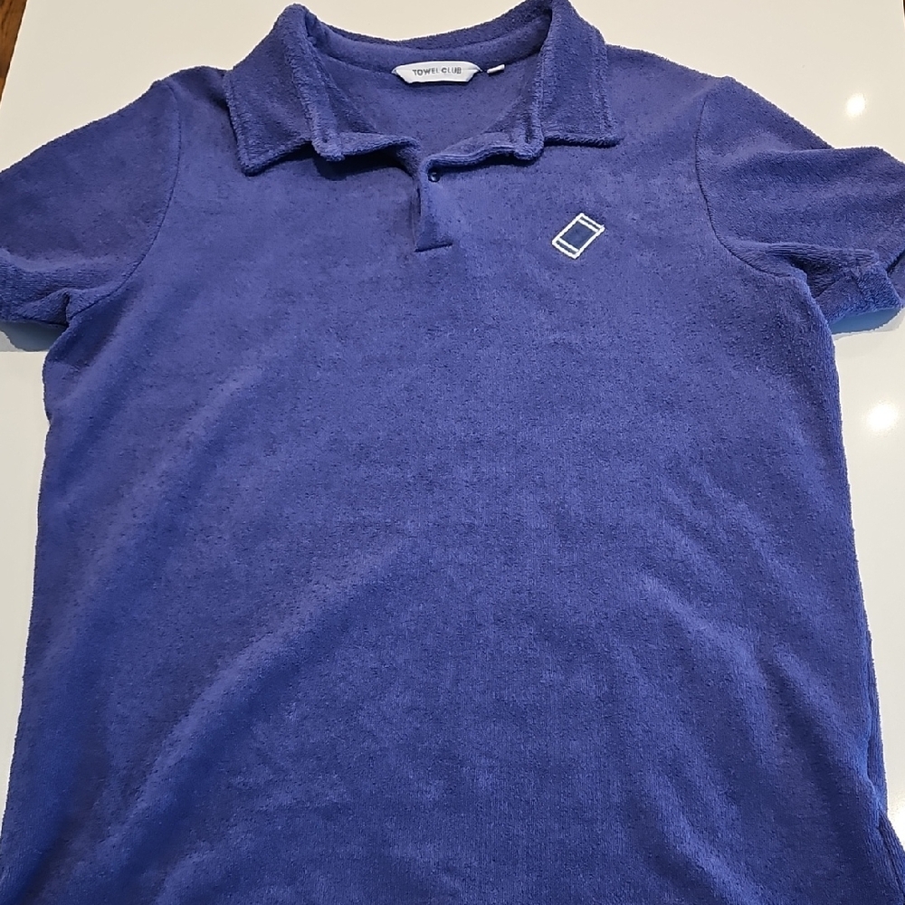 One Piece Towel Club - Piquet Terry Towel Polo - Men's XL
